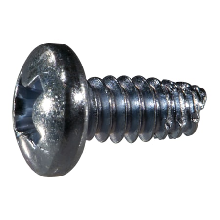 Midwest Fastener Sheet Metal Screw, #6 x 5/16 in, Zinc Plated Steel Pan Head Phillips Drive, 50 PK 931583